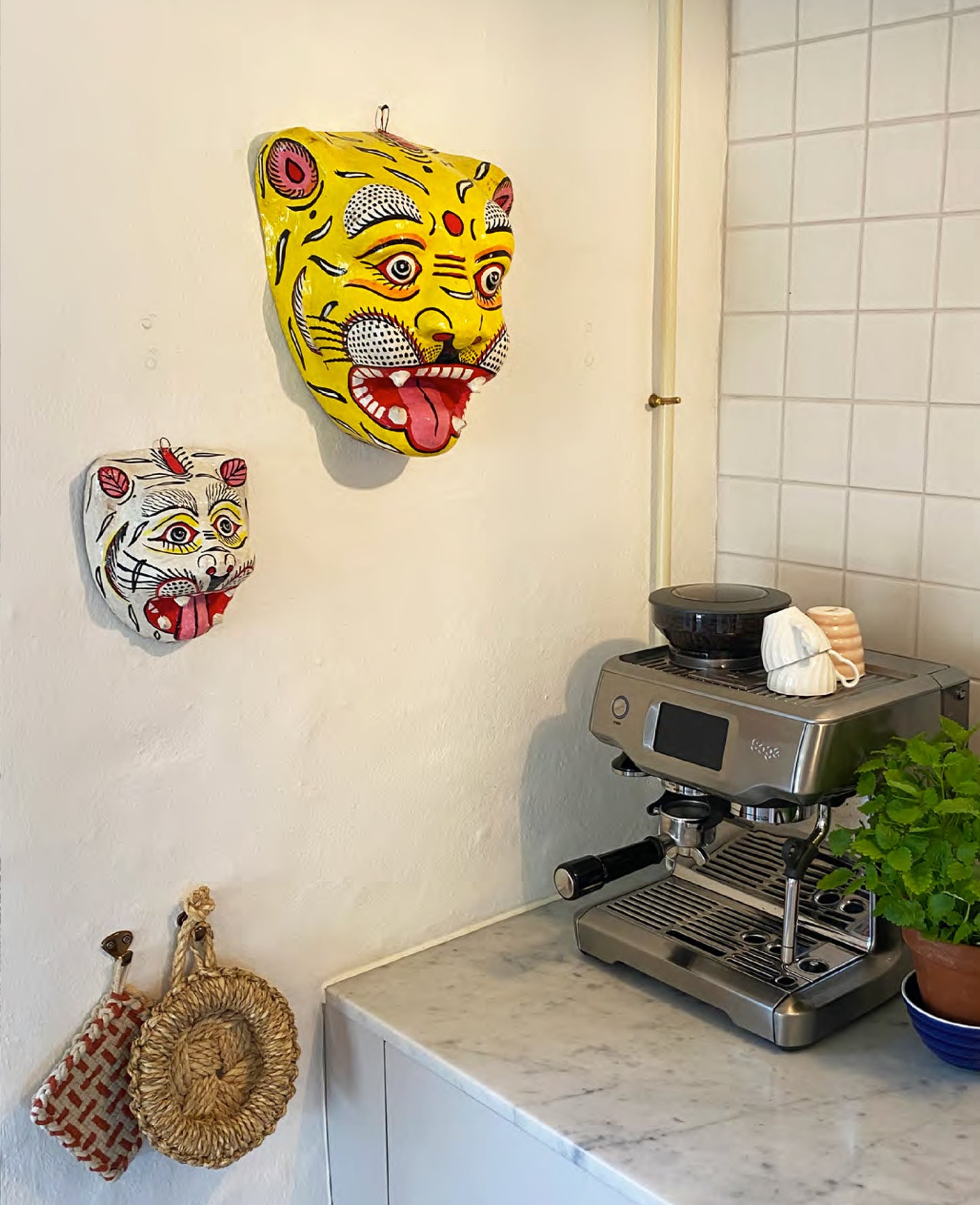 Tiger mask - Stor Gul
