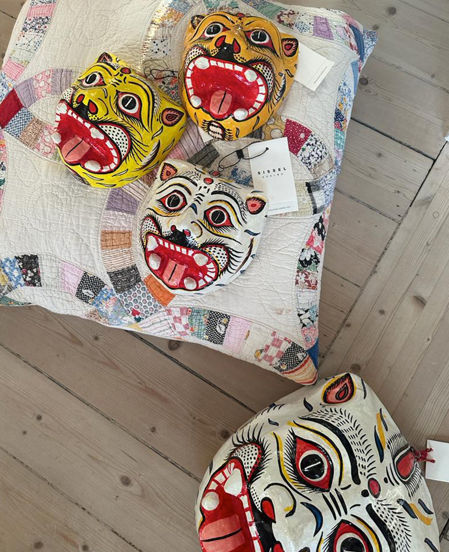Tiger mask - Lille Hvid