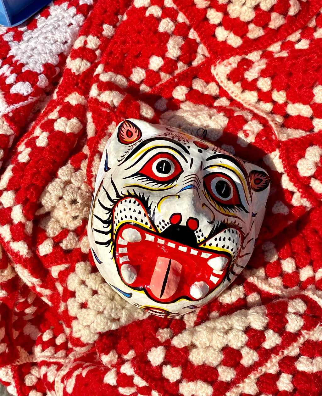 Tiger mask - Lille Hvid