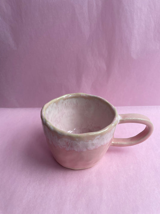 Keramik kop lyserød No. 1