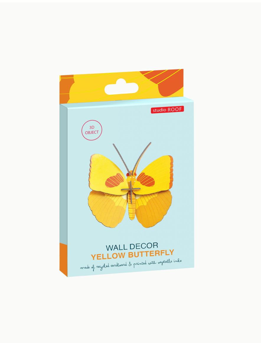 Yellow Butterfly // vægkunst